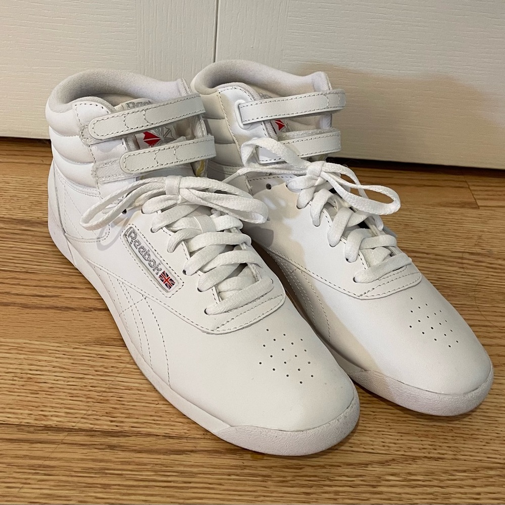 Reebok Women’s Size 10 Freestyle White High Top